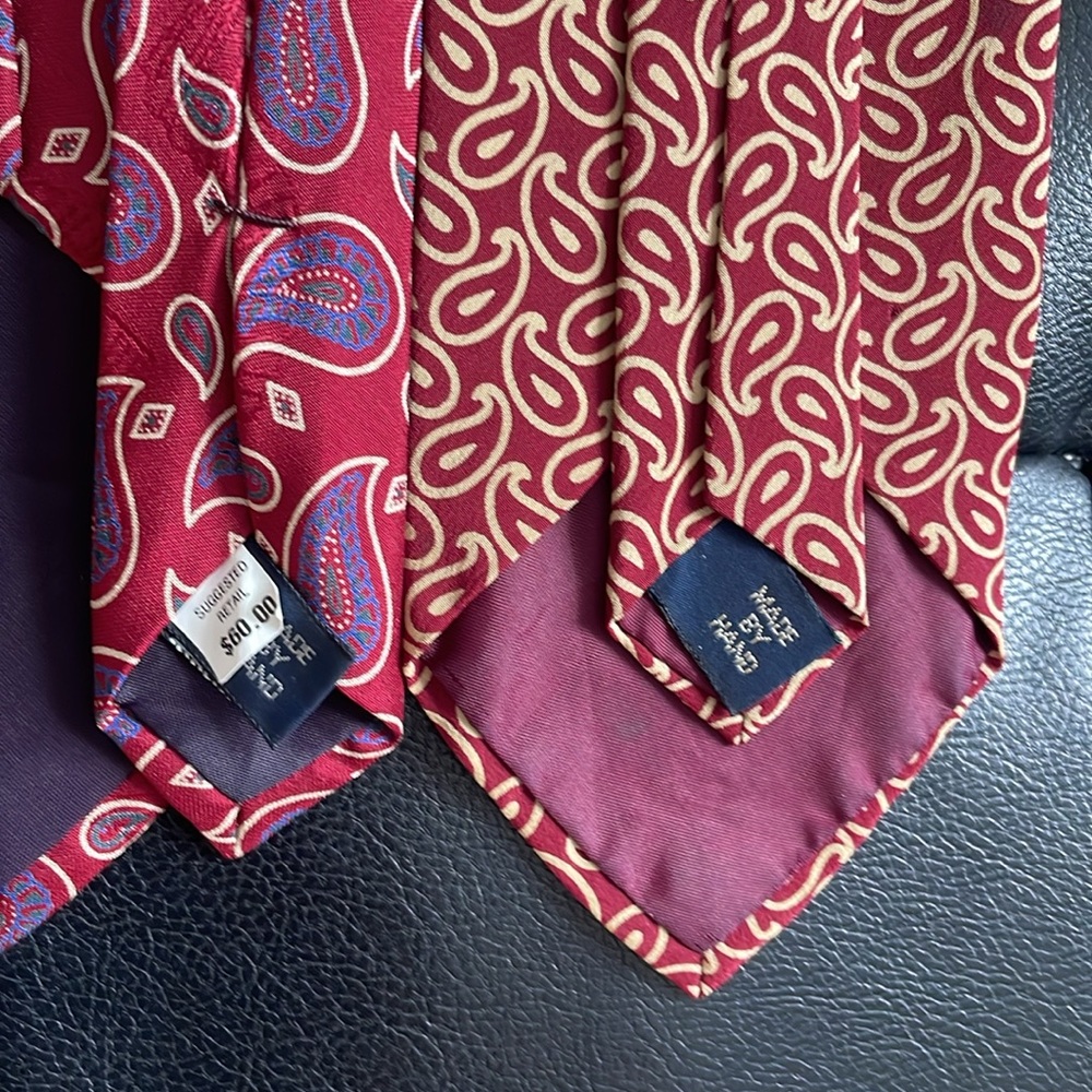 Vintage Polo Ralph Lauren Ties all Silk made in USA - Picture 3 of 8
